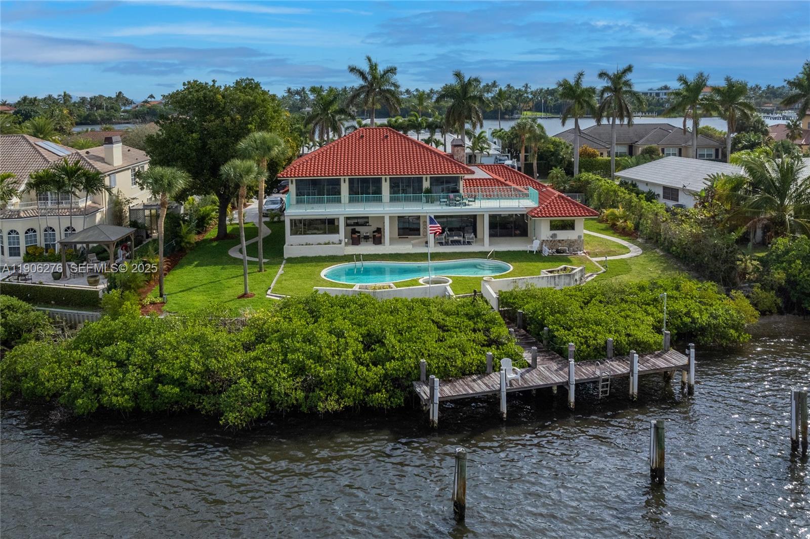 1635 Lands End Road Manalapan, FL 33462 - Photo 13 of 38 an aerial view of a house