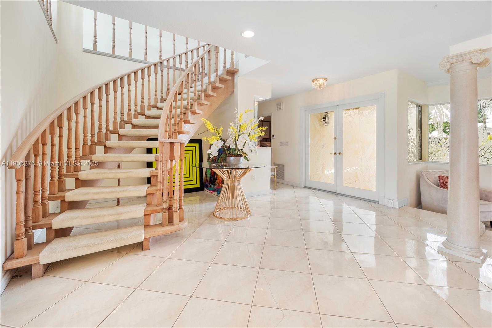 1635 Lands End Road Manalapan, FL 33462 - Photo 33 of 38 a view of entryway and hall with wooden floor