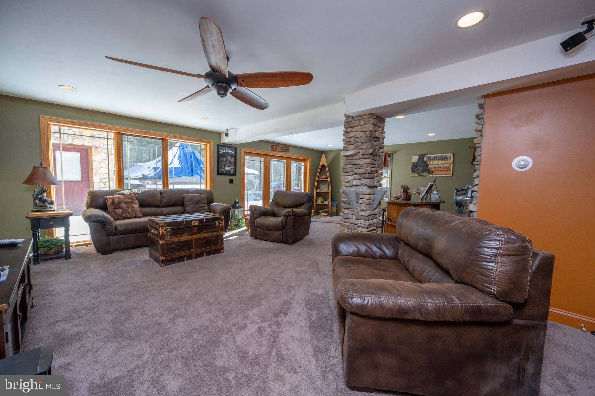 542 Bench Road Swanton, MD 21561 - Photo 24 of 59 Large lower level with lots of light