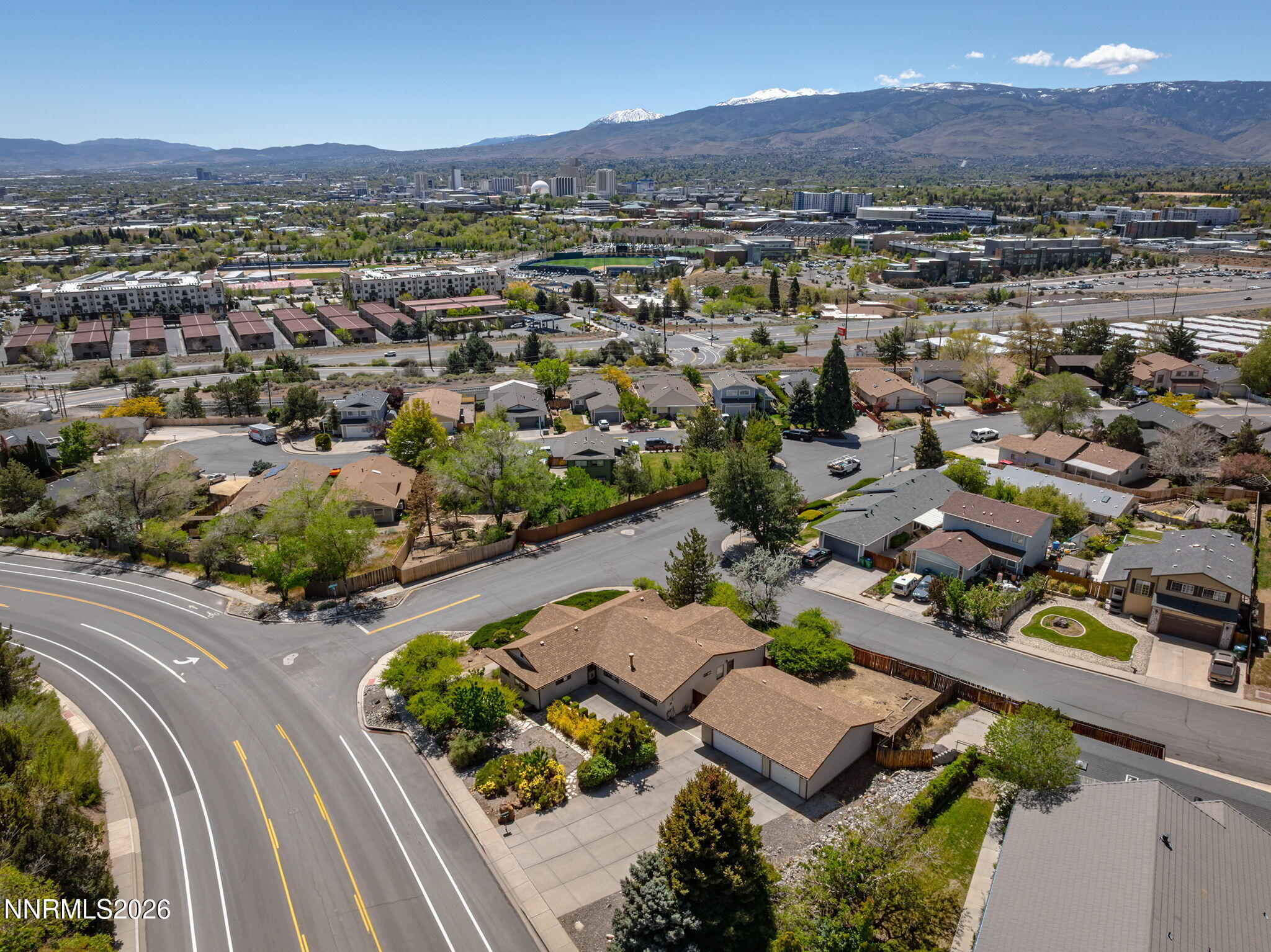 2985 Socrates Drive Reno, NV 89512 - Photo 14 of 52 an aerial view of residential houses with outdoor space