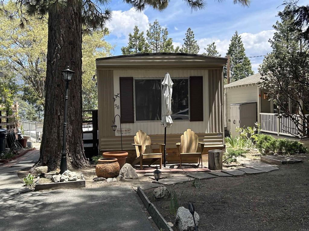 front view of a house with a small yard