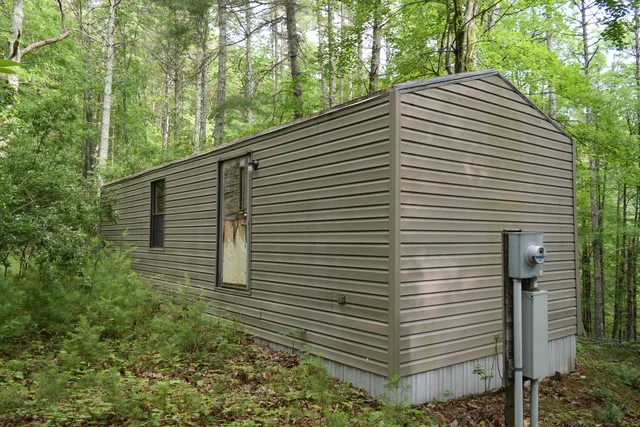 a house view with a outdoor space
