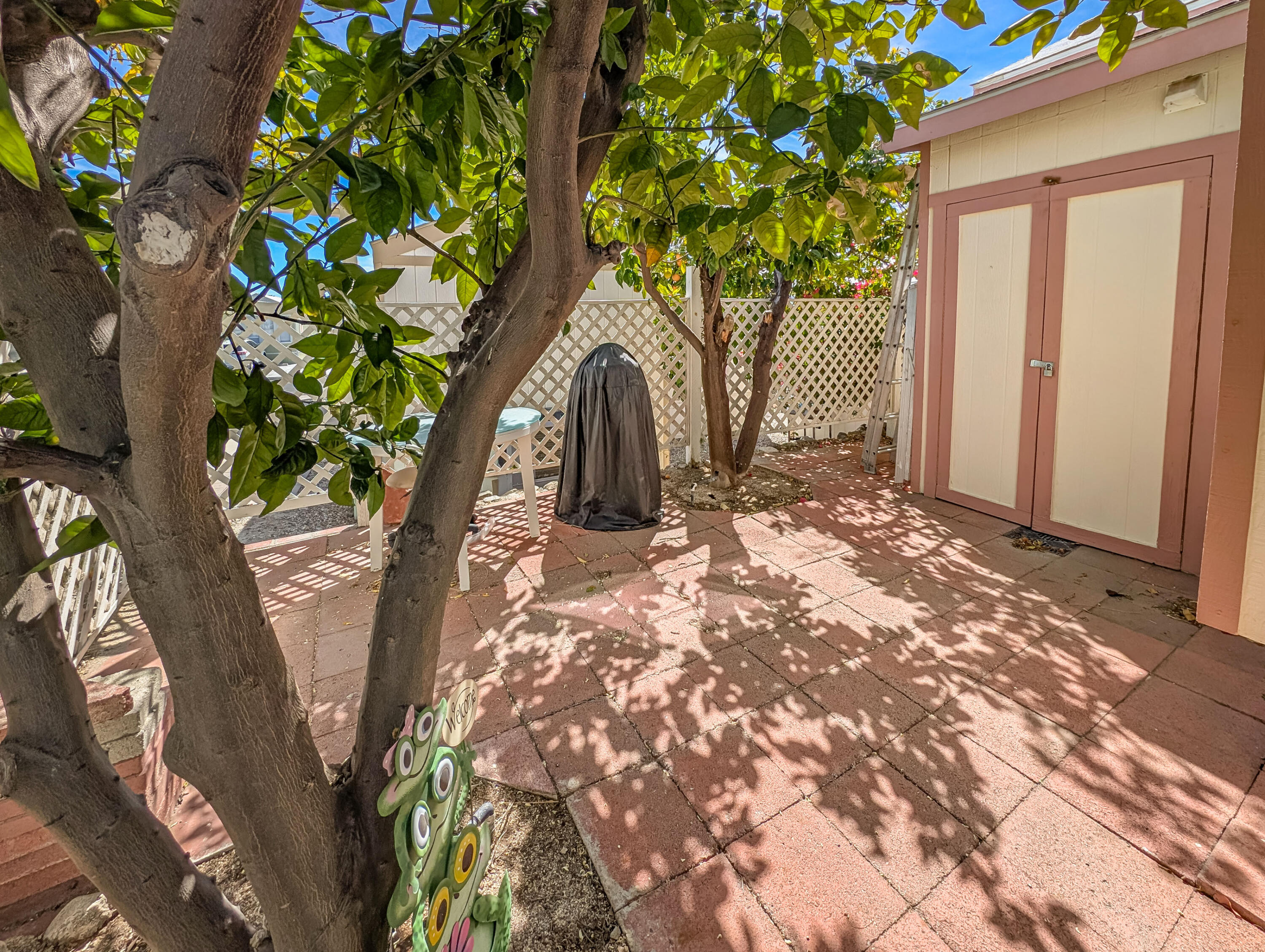70200 Dillon Road, Unit 119 Desert Hot Springs, CA 92241 - Photo 8 of 31 Back Yard/Shed