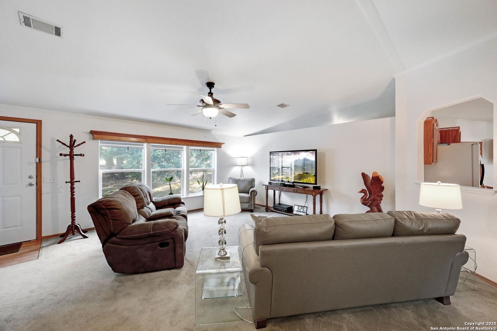 480 Rangeland Road Blanco, TX 78606 - Photo 3 of 26 a living room with furniture and a large window