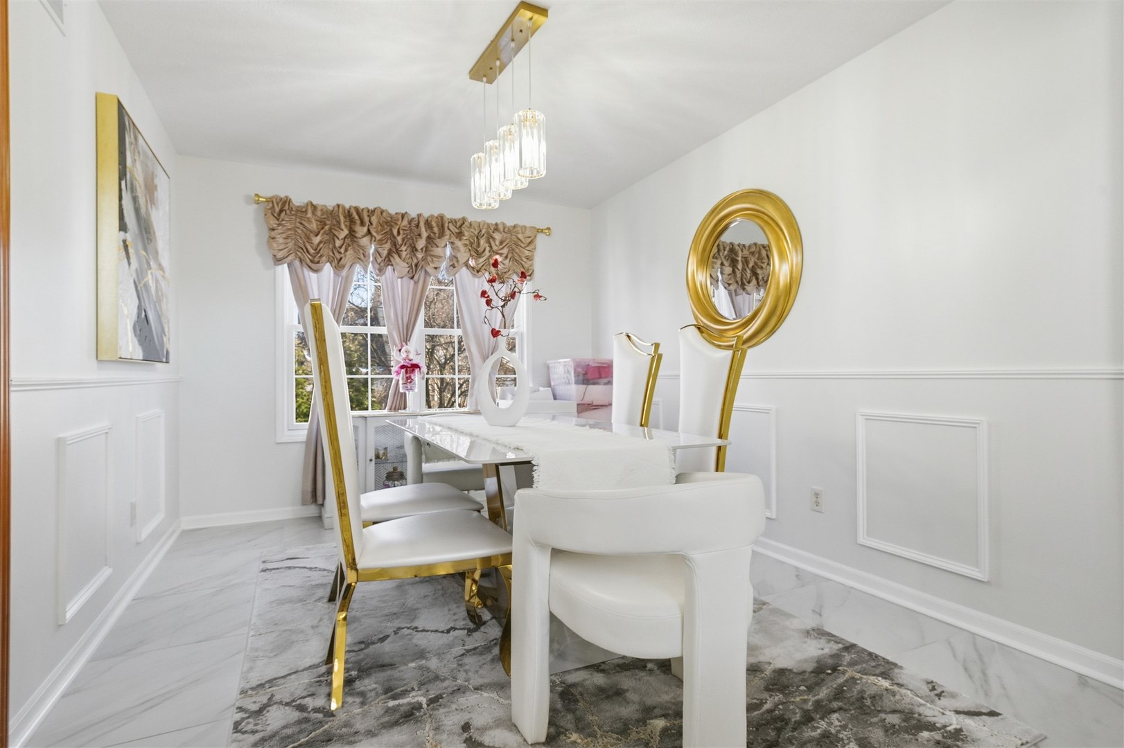 1504 Estate Drive Normal, IL 61761 - Photo 10 of 34 a view of a dining room with furniture window and wooden floor