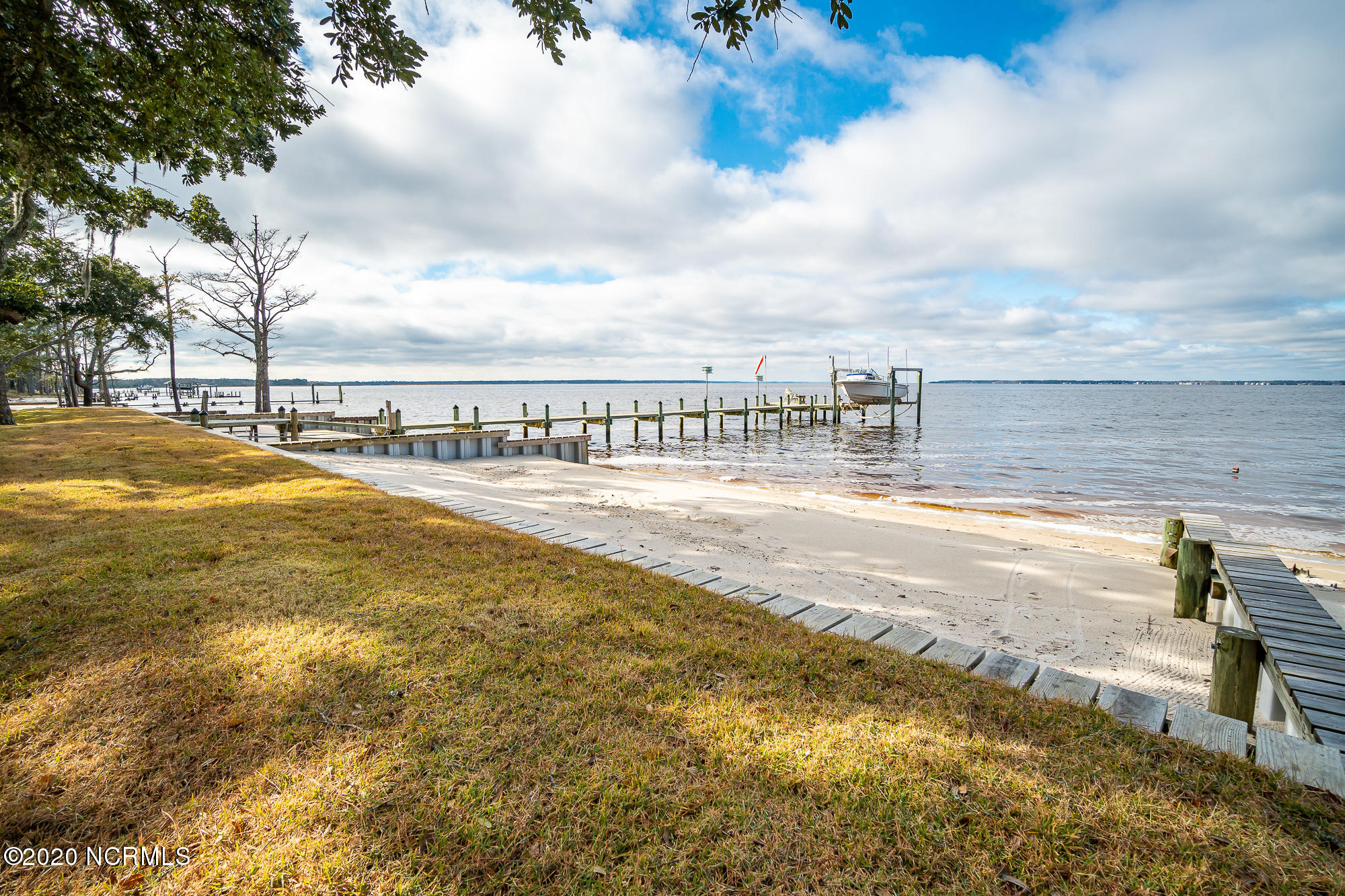 951 Becton Road Havelock, NC 28532 - Photo 48 of 75 Private beach and dock in backyard