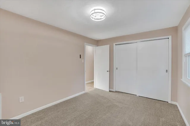 a view of an empty room