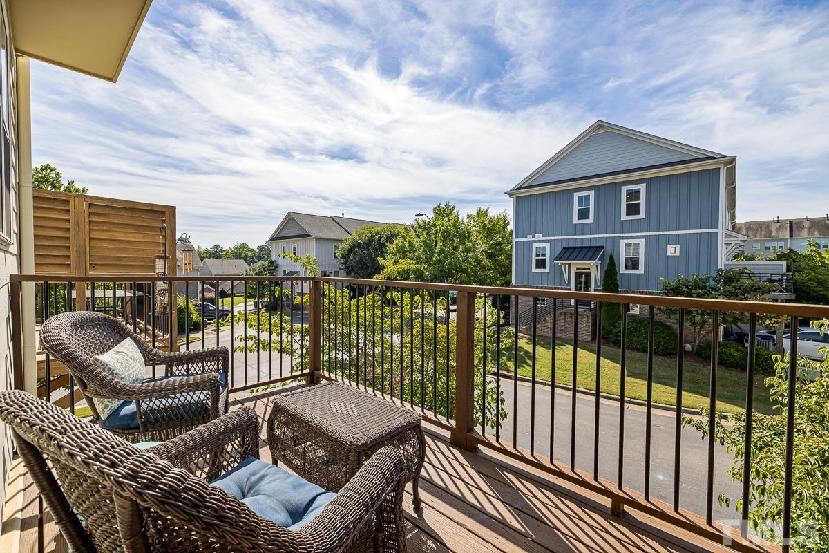 1327 Rembrandt Circle Raleigh, NC 27607 - Photo 16 of 41 a roof deck with couches and wooden floor