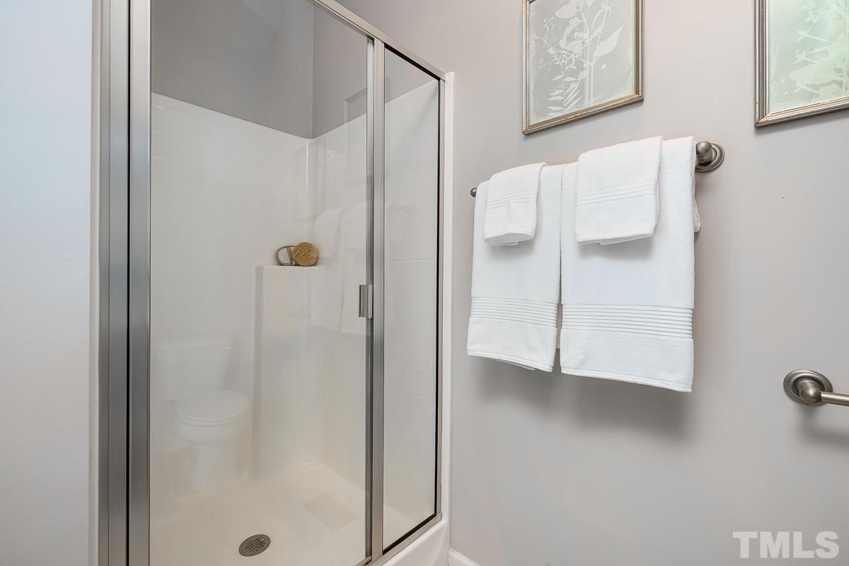 1327 Rembrandt Circle Raleigh, NC 27607 - Photo 27 of 41 a bathroom with a shower