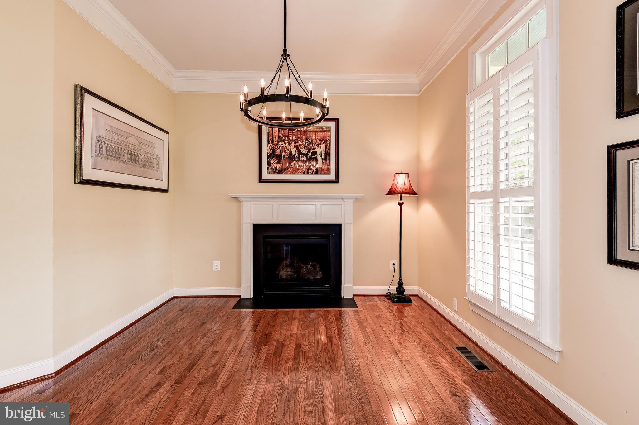 7711 Elmwood Road Fulton, MD 20759 - Photo 12 of 30 Library with 2nd fireplace, shutters