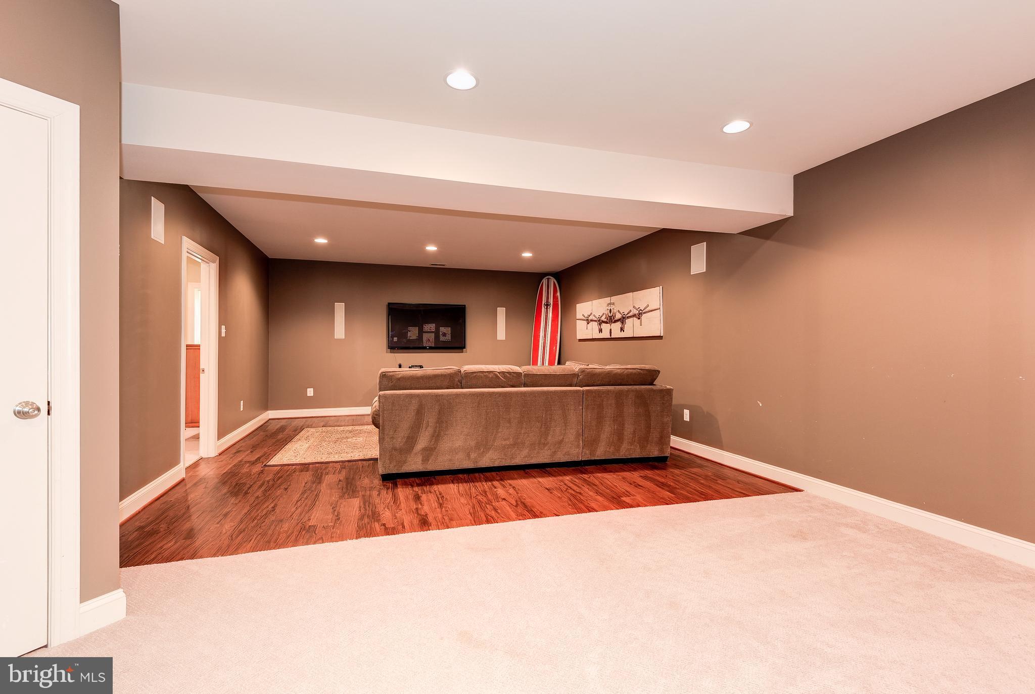 7711 Elmwood Road Fulton, MD 20759 - Photo 23 of 30 Spacious lower level with recessed lights thru out