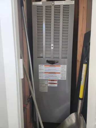 a view of storage and utility room