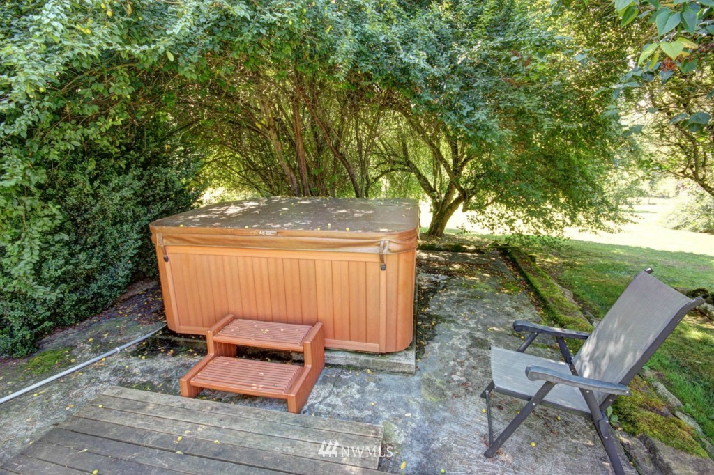 6294 Mission Road Bellingham, WA 98226 - Photo 25 of 25 a view of a bench in backyard of the house