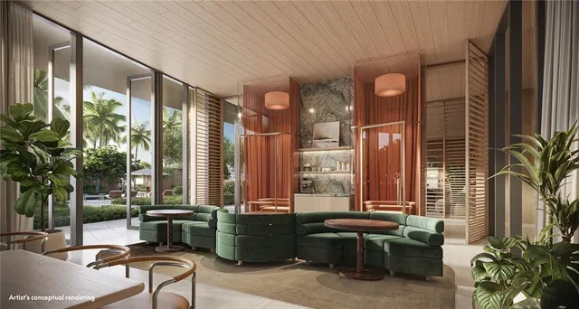 a living room filled with furniture