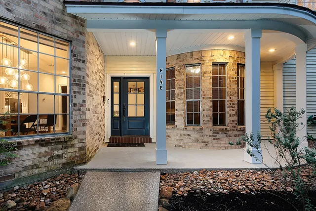 a view of front door of a house
