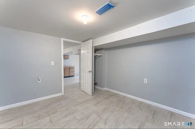 a view of an empty room