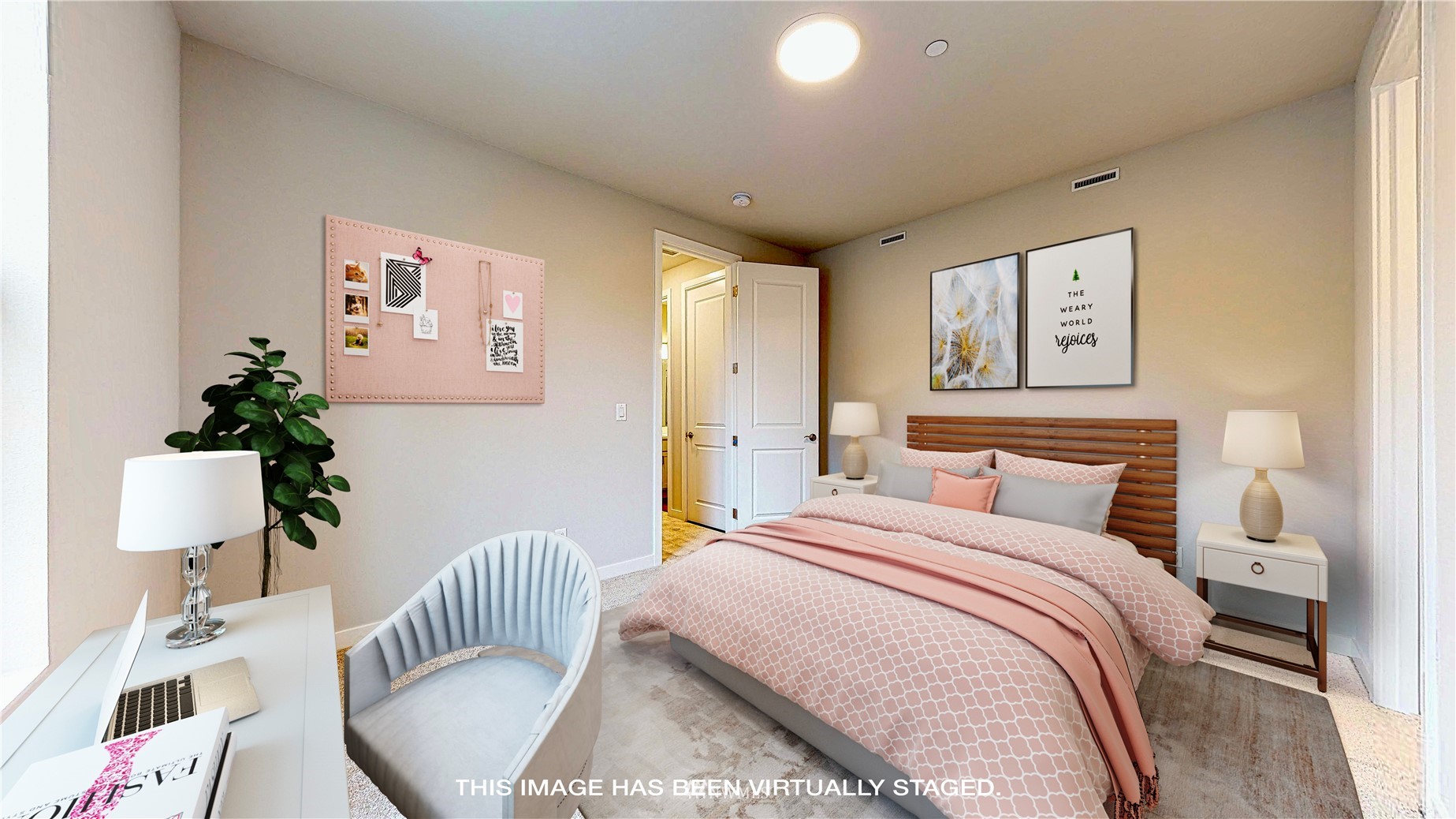 28 215th Street Southeast Bothell, WA 98021 - Photo 16 of 25 a bedroom with a bed and a table