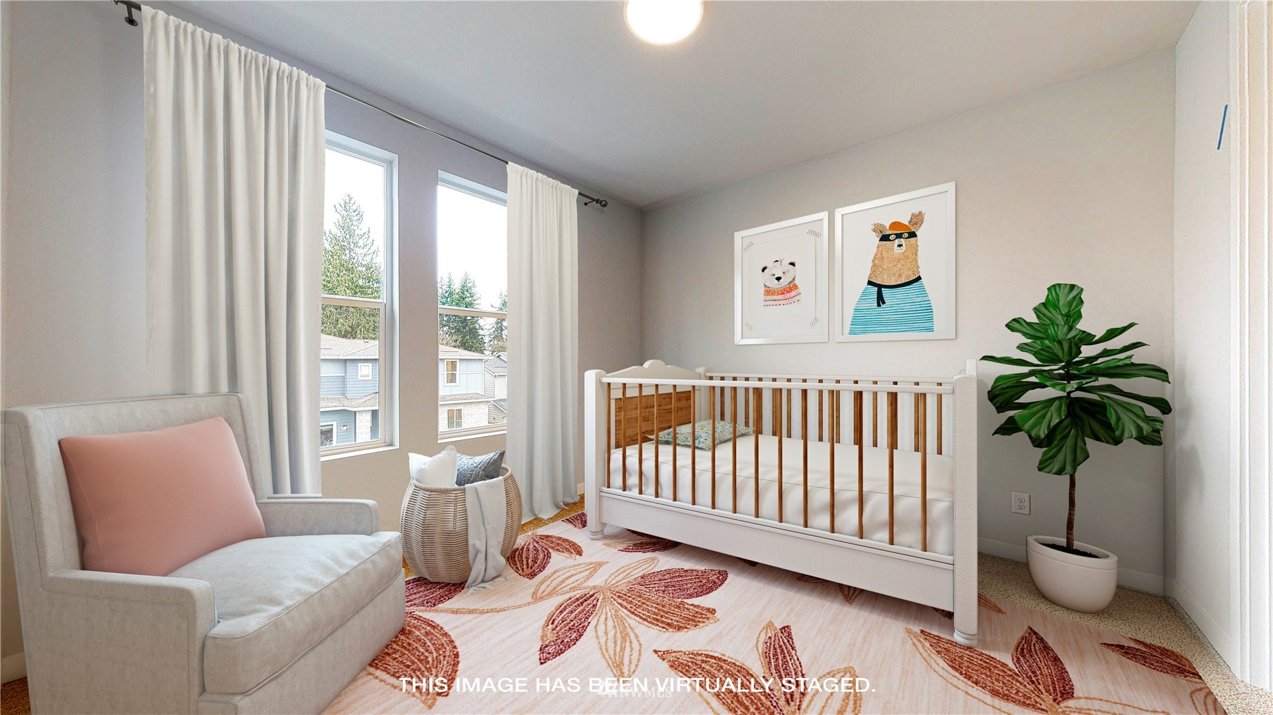 28 215th Street Southeast Bothell, WA 98021 - Photo 19 of 25 a bedroom with furniture and a window