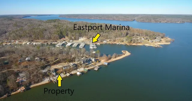 a view of water pool with mountain