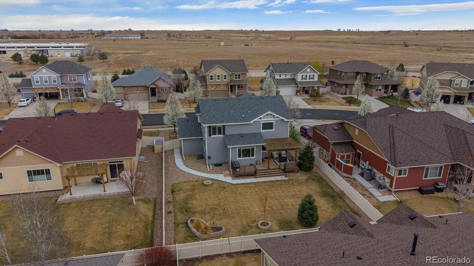 8809 Foxfire Street Firestone, CO 80504 - Photo 32 of 40 a view of a city with an ocean view