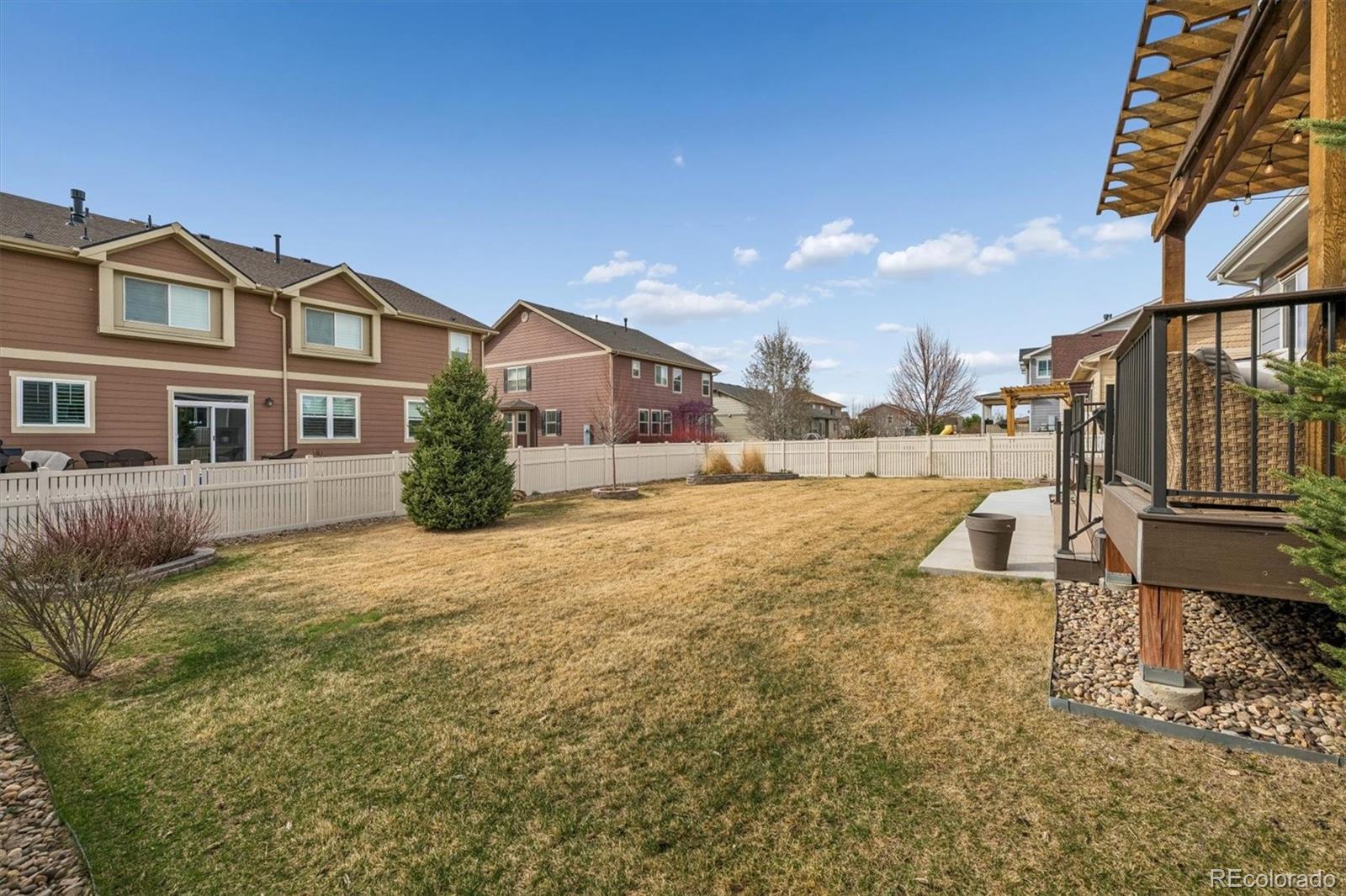 8809 Foxfire Street Firestone, CO 80504 - Photo 33 of 40 a view of a house with a yard