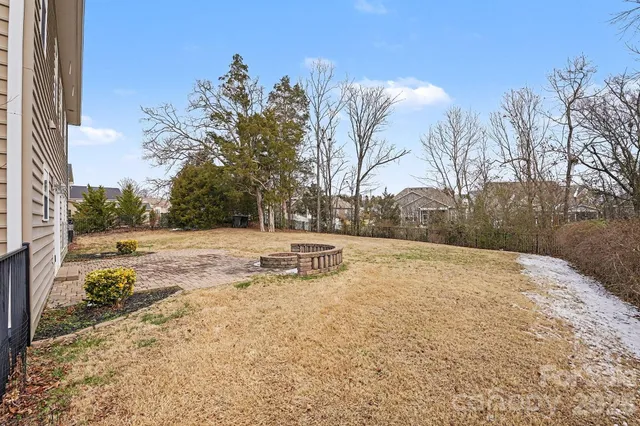 a backyard of a house