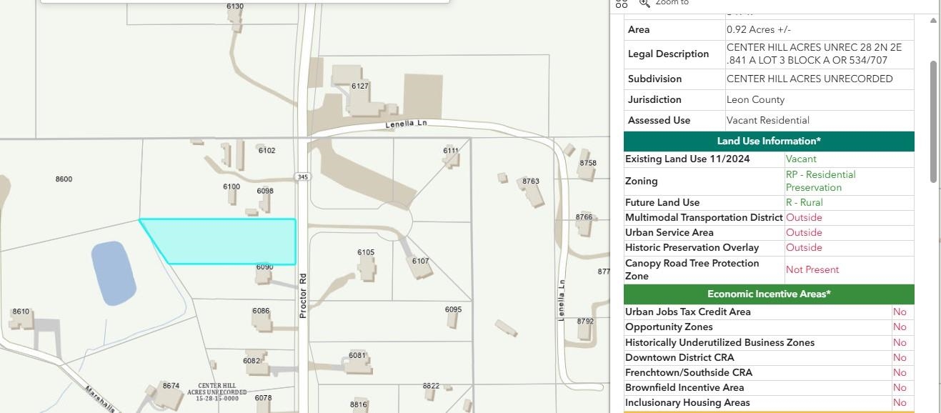 0 Proctor Road Tallahassee, FL 32309 - Photo 2 of 8