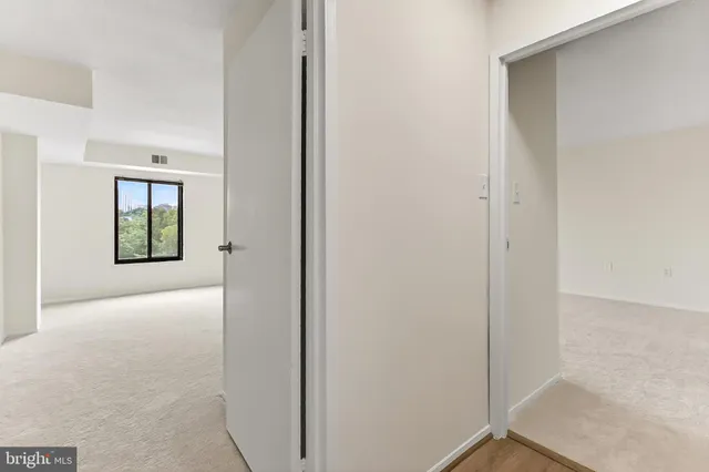 a view of an front door