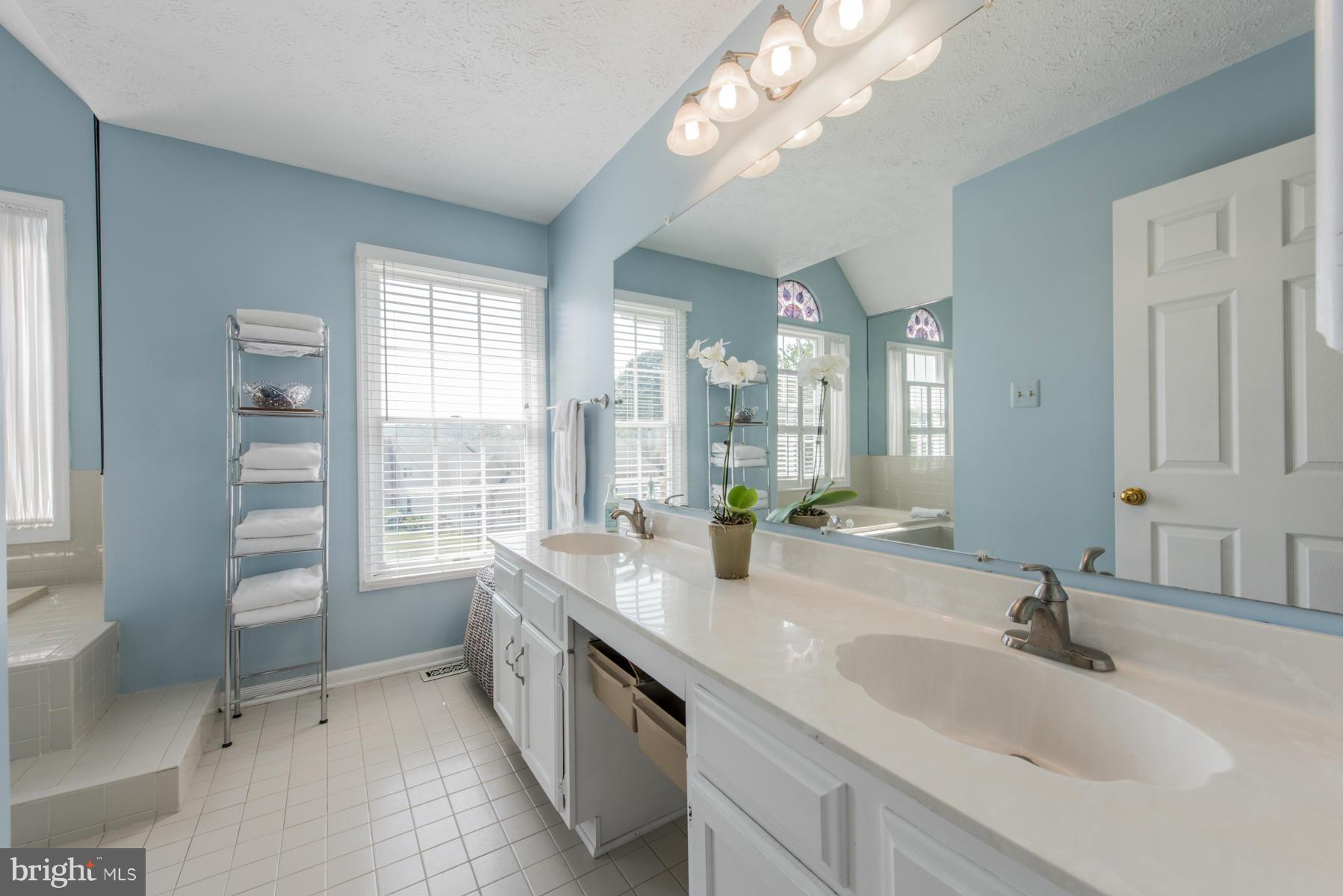 1206 Brookview Road Towson, MD 21286 - Photo 22 of 29 a bathroom with double vanity and a mirror or bathtub