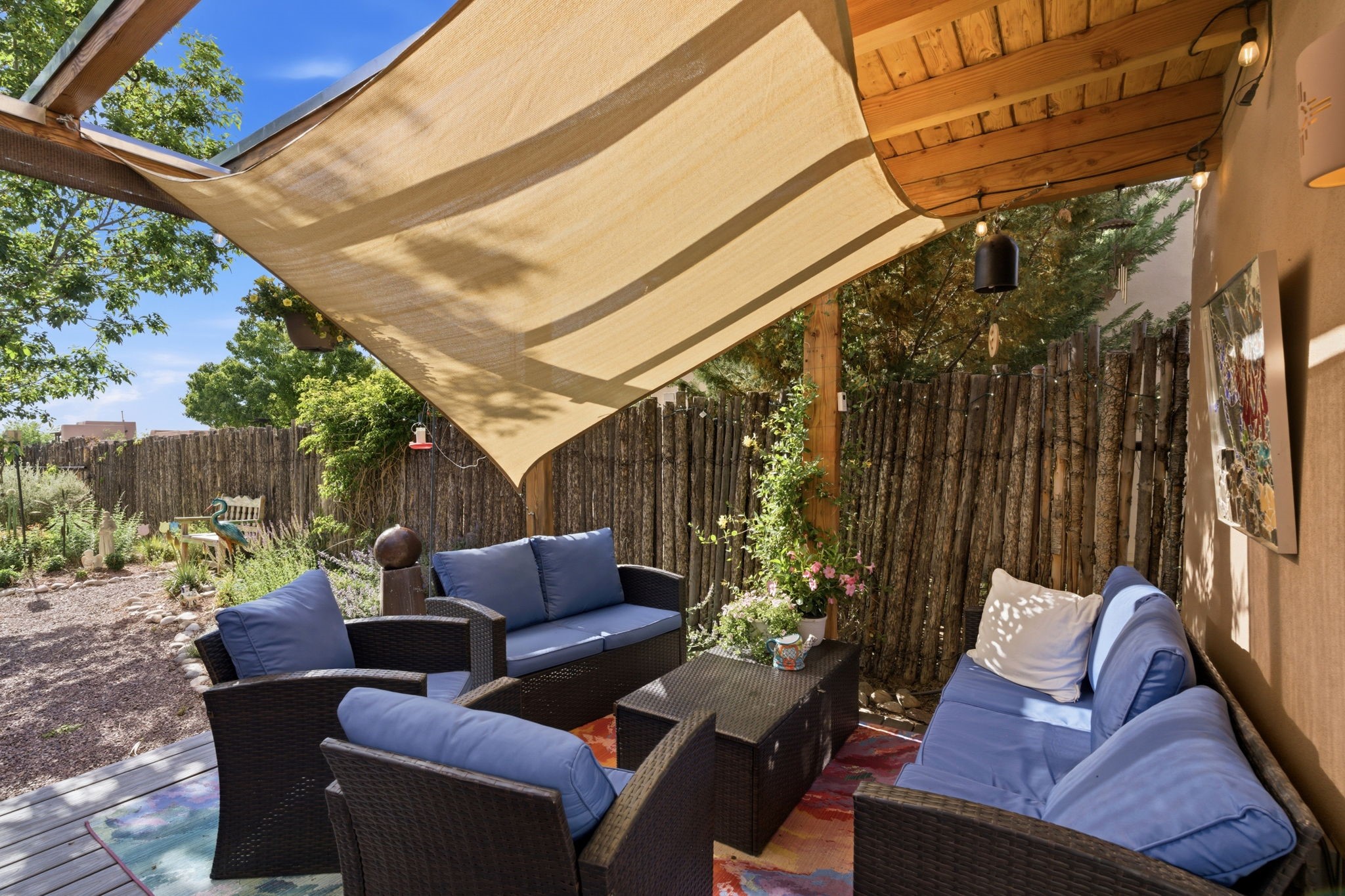 3 Silver Buckle Road Santa Fe, NM 87508 - Photo 27 of 34 Covered outdoor living space