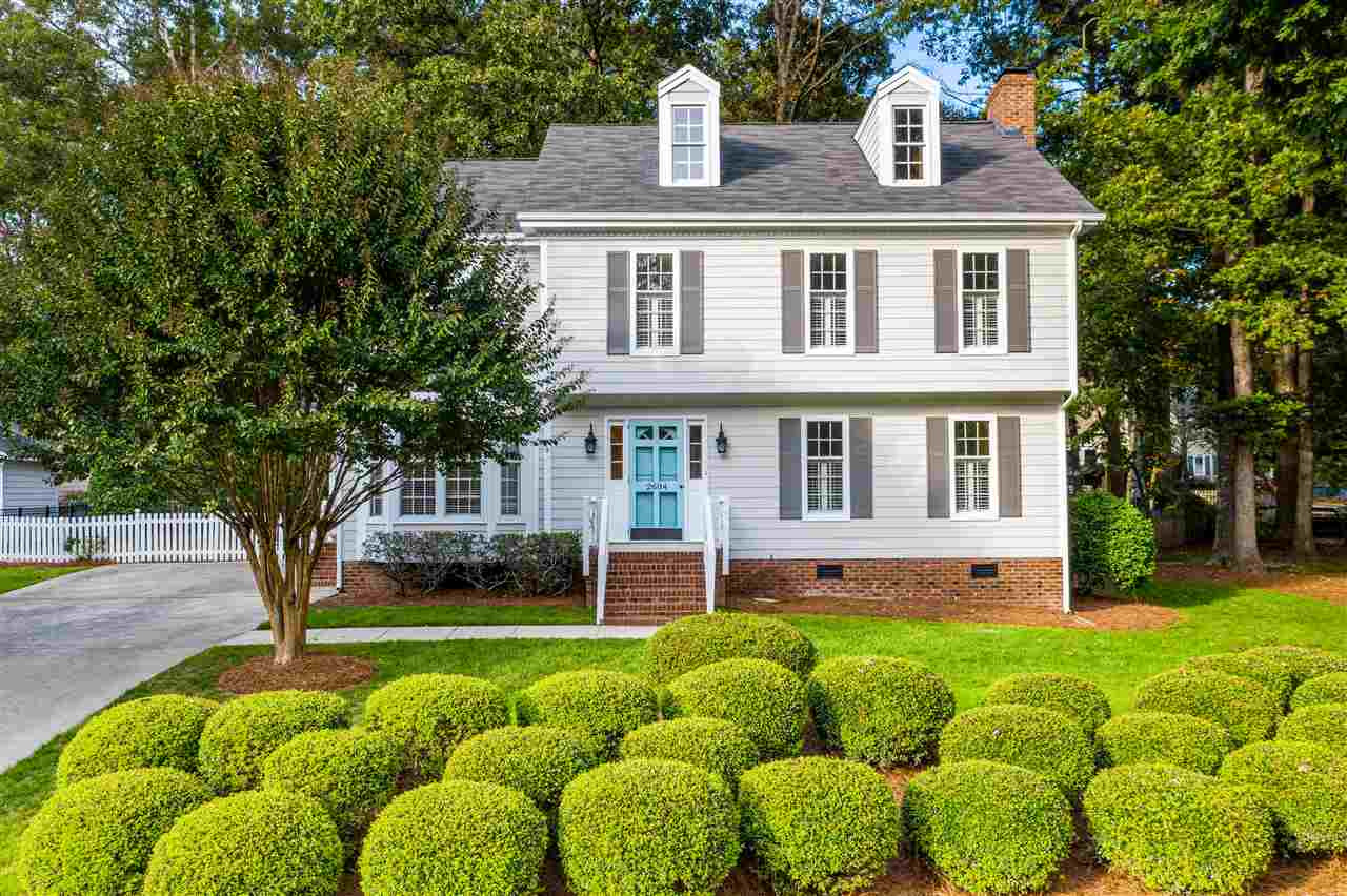 2604 Cobworth Court Raleigh, NC 27613 - Photo 1 of 30 Beautifully manicured yard nestled on a quiet cul-de-sac lot in the heart of mid-town