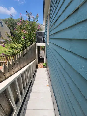 a backyard of a house