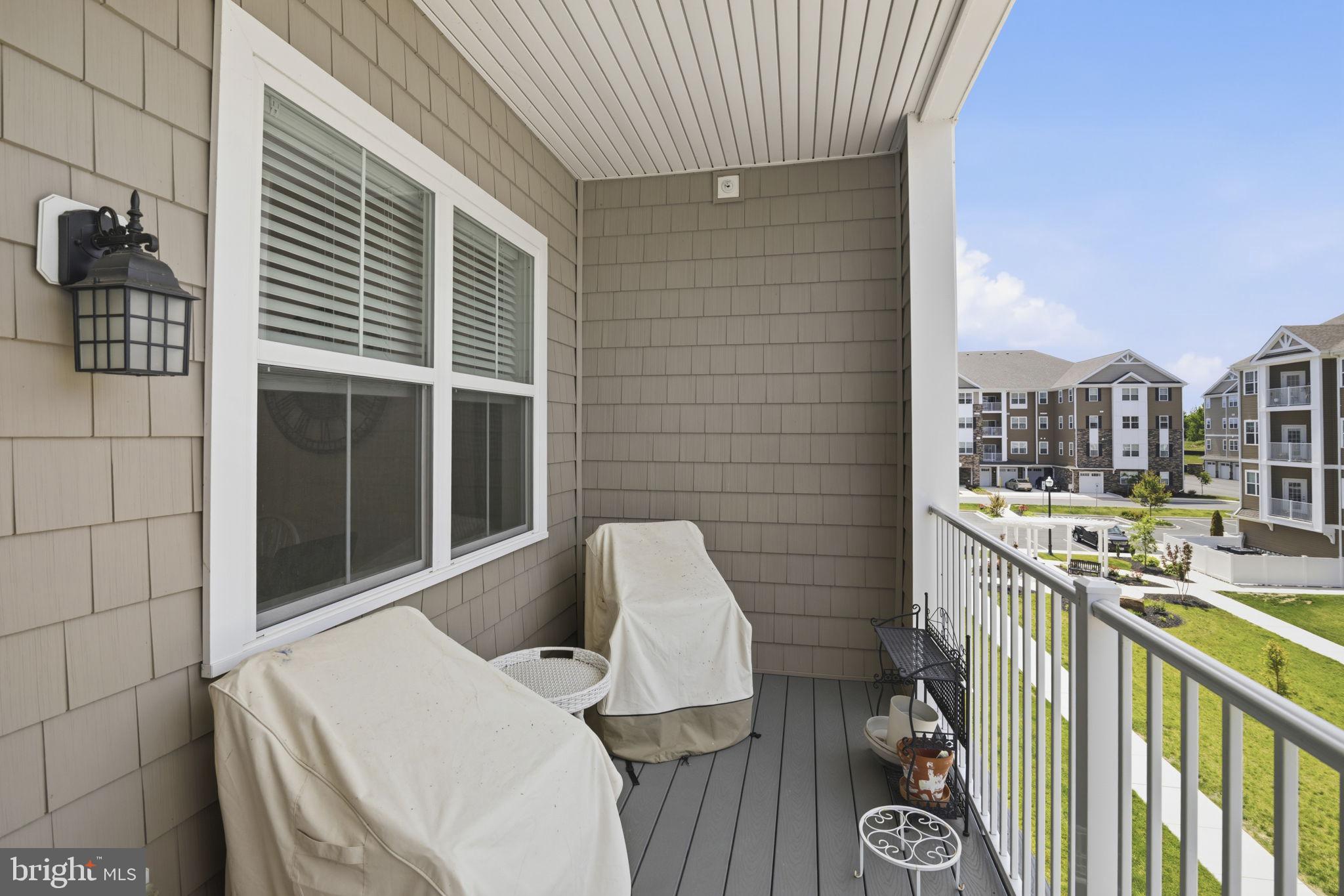 401 Bold Ruler Court, Unit 307 Havre de Grace, MD 21078 - Photo 29 of 32 Balcony w/ Trex deck & vinyl railings