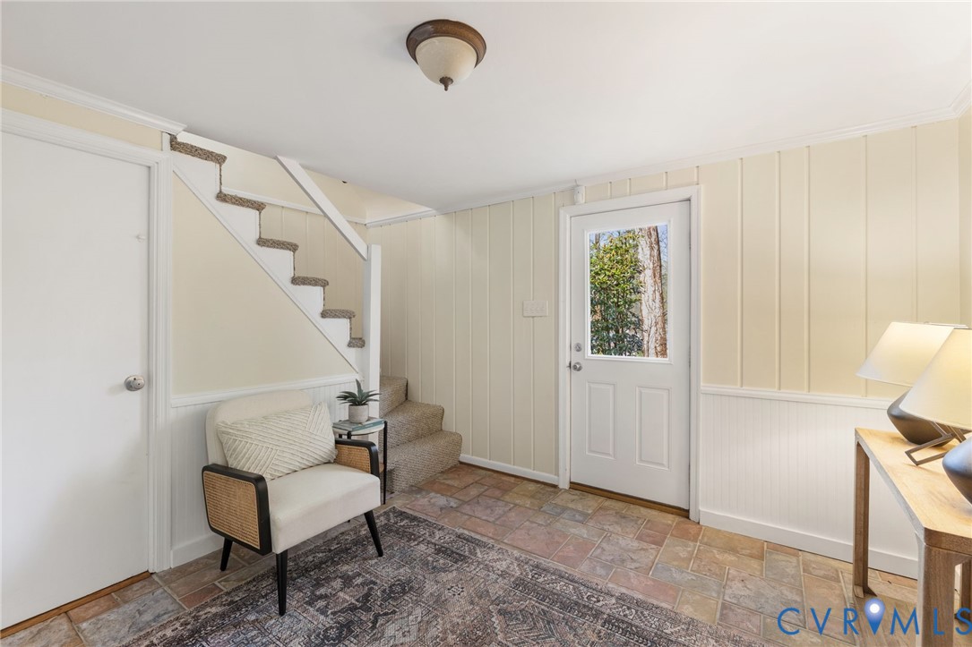 8678 Fieldcrest Road Richmond, VA 23235 - Photo 27 of 52 Stairs to the lower level Entrance. You can step