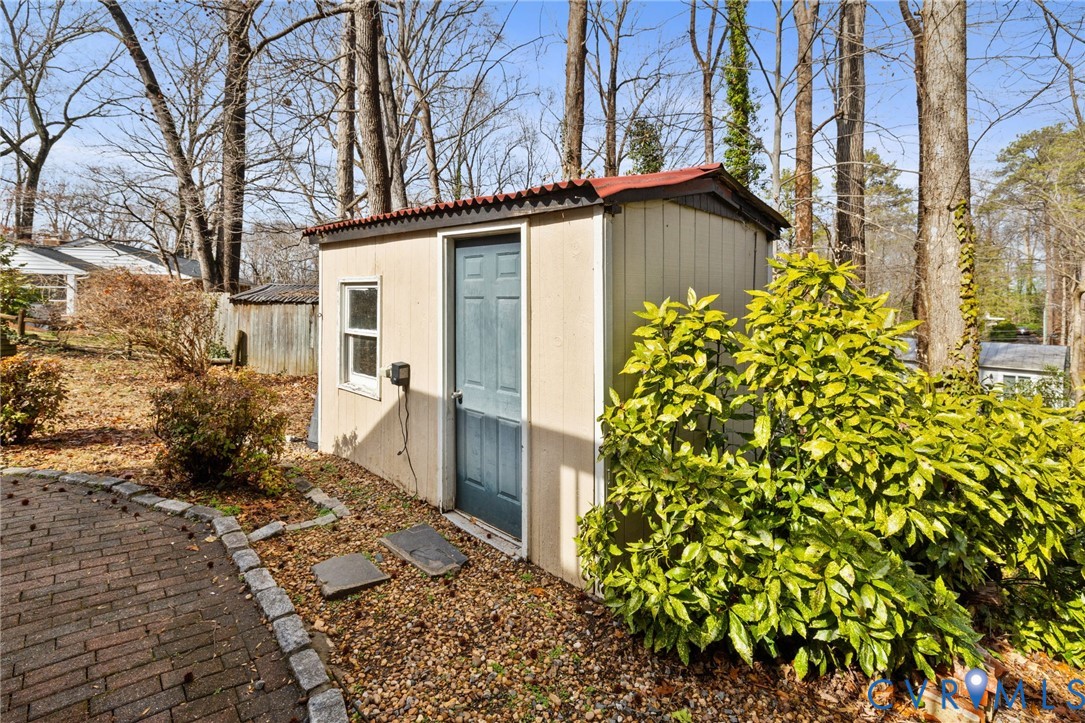 8678 Fieldcrest Road Richmond, VA 23235 - Photo 45 of 52 Detached Shed with electricity.