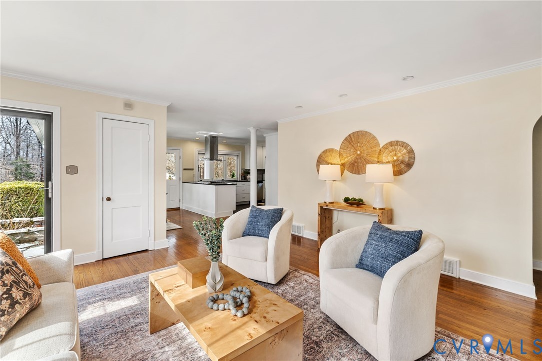 8678 Fieldcrest Road Richmond, VA 23235 - Photo 52 of 52 Open floorplan flows into the Kitchen and Dining R