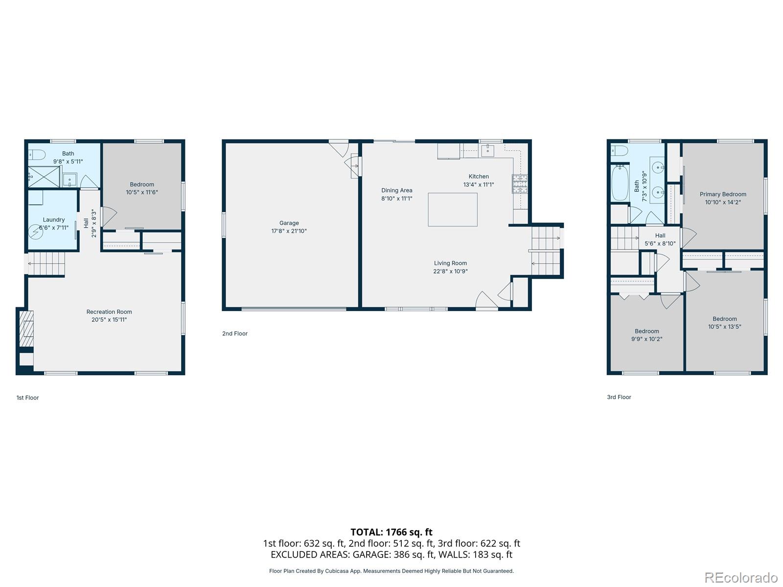 6751 South Downing Circle West Centennial, CO 80122 - Photo 34 of 34 a picture of a floor plan