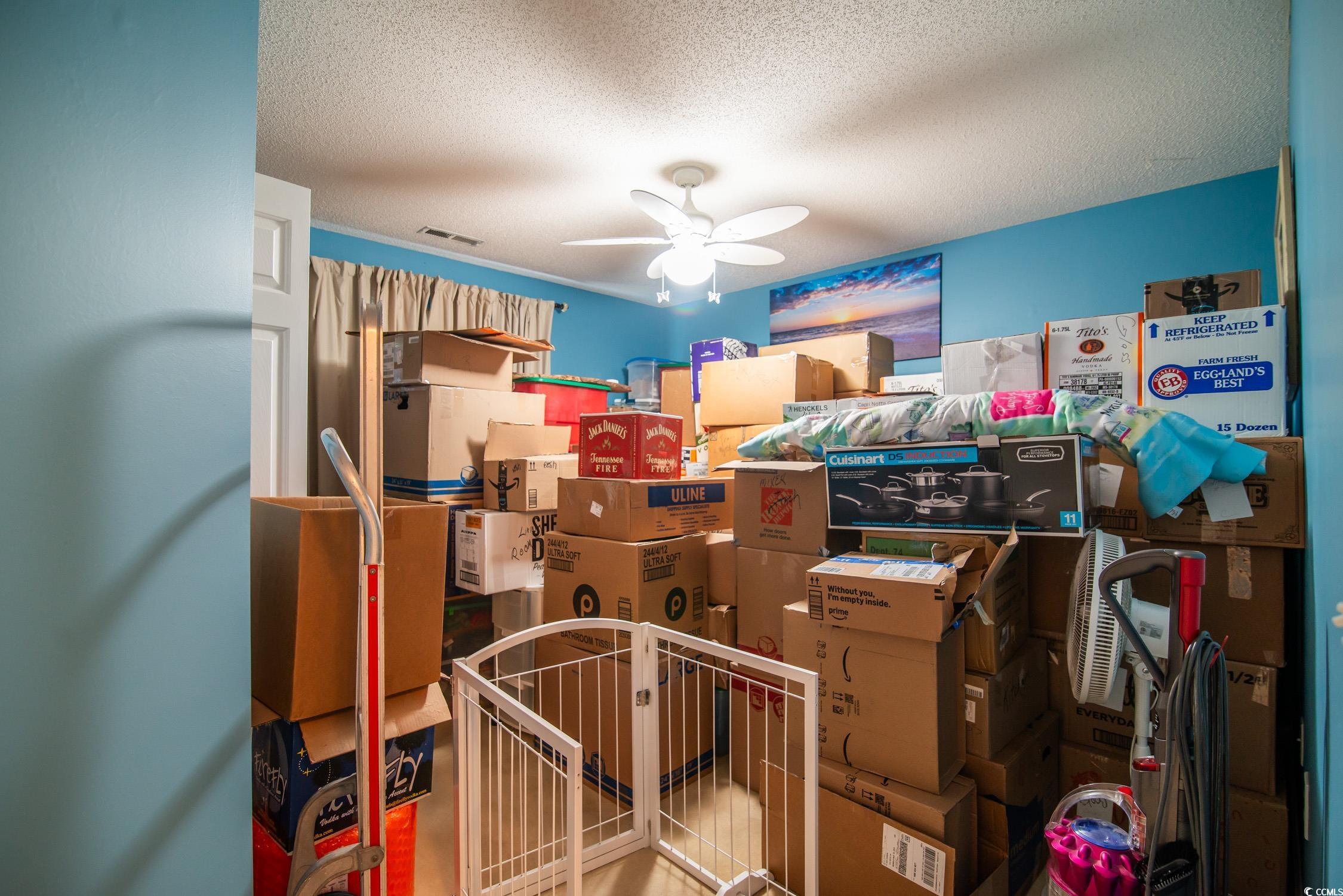1052 Vestry Drive Murrells Inlet, SC 29576 - Photo 28 of 40 Storage area featuring ceiling fan