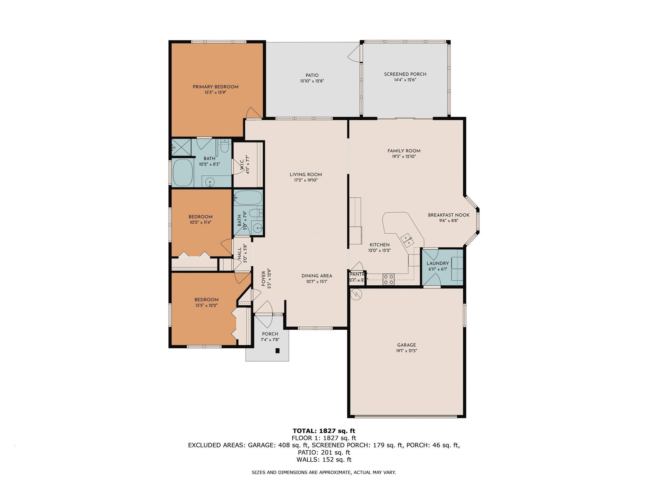 1052 Vestry Drive Murrells Inlet, SC 29576 - Photo 40 of 40 View of property floor plan