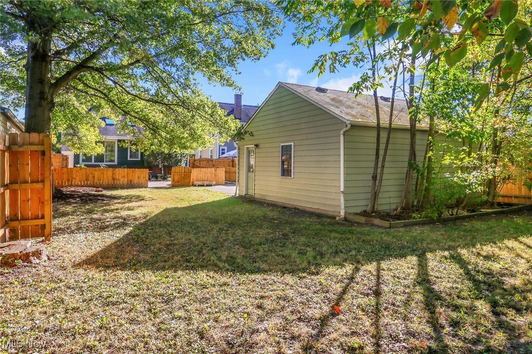 3323 East Fairfax Road Cleveland, OH 44118 - Photo 23 of 24 Spacious outer back yard features full wood privacy fencing