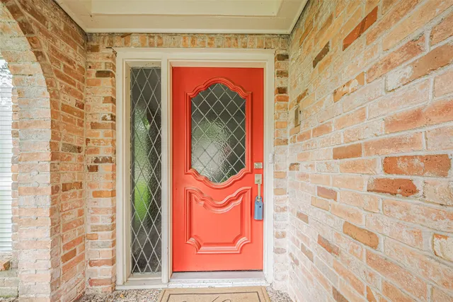 a door with an outdoor space
