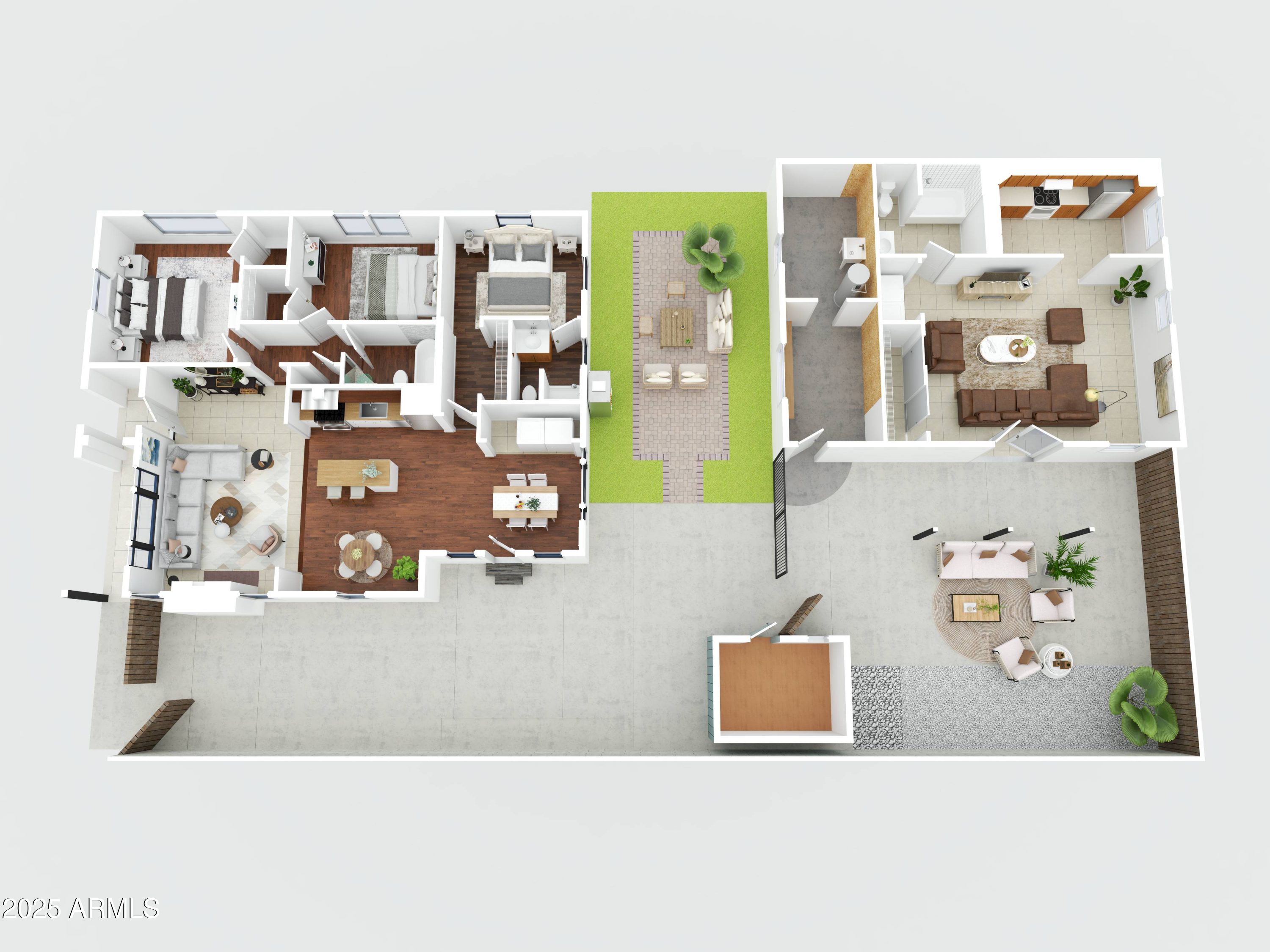 1614 East Roma Avenue Phoenix, AZ 85016 - Photo 43 of 44 a picture of a room with furniture and a book shelf