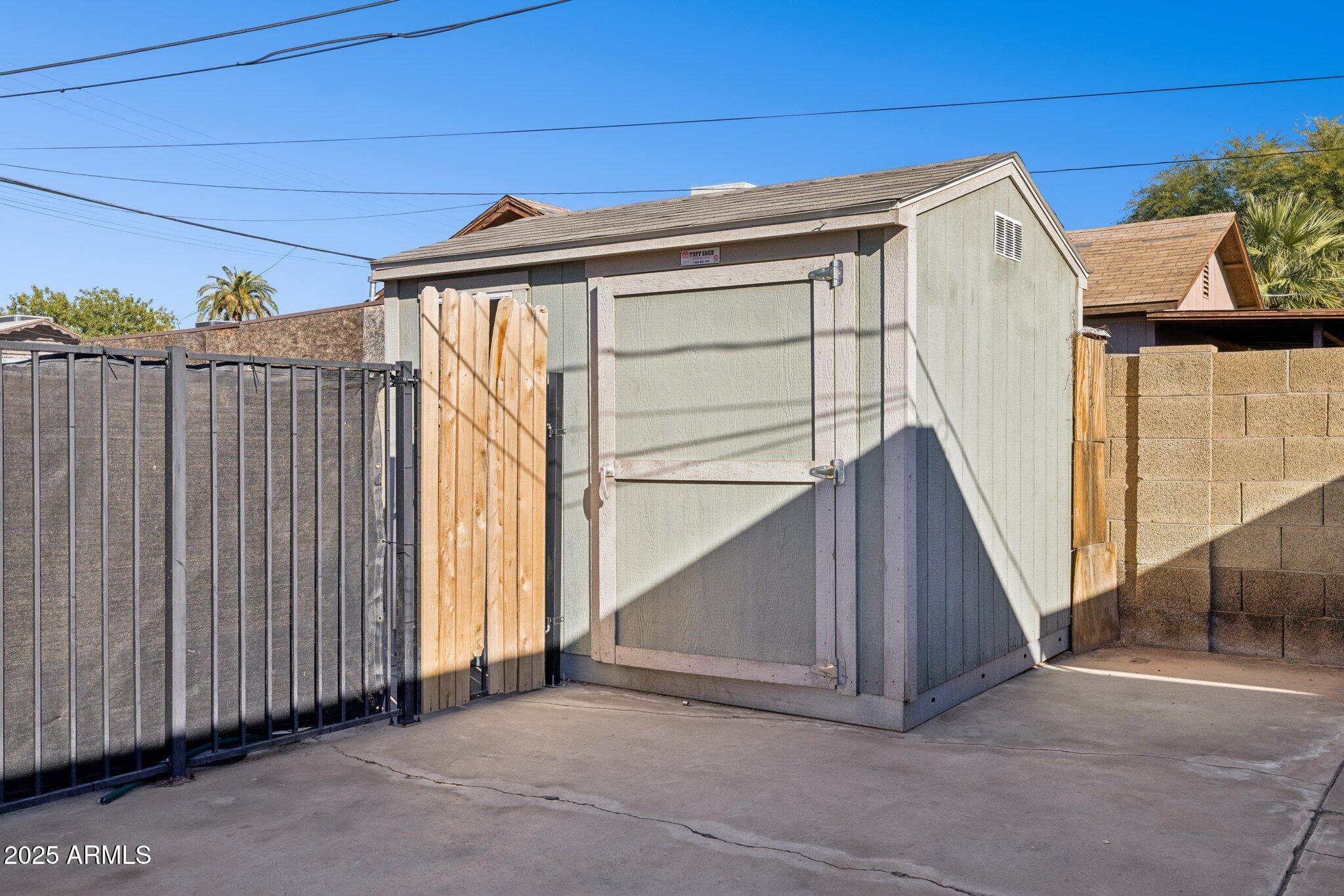 1614 East Roma Avenue Phoenix, AZ 85016 - Photo 40 of 44 Storage shed