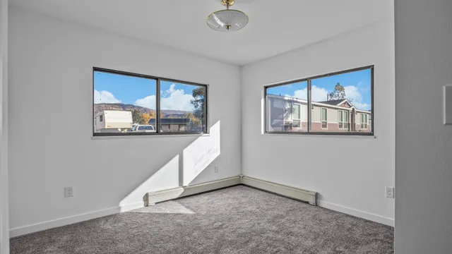 a view of wall with window