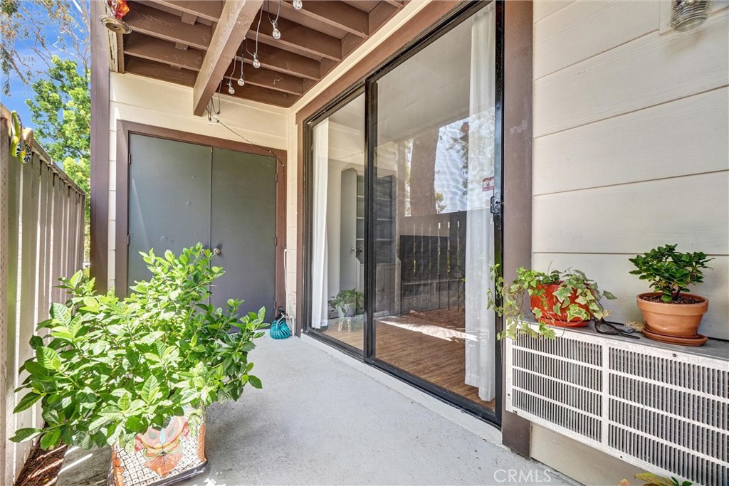 20702 El Toro Road, Unit 317 Lake Forest, CA 92630 - Photo 16 of 18 Patio and view of laundry closet