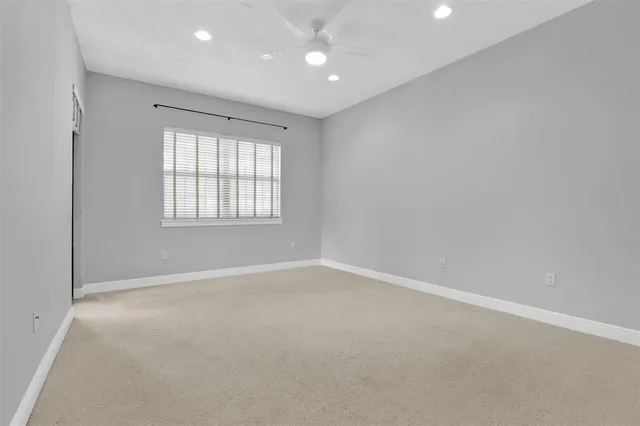 a view of a floor with a tree