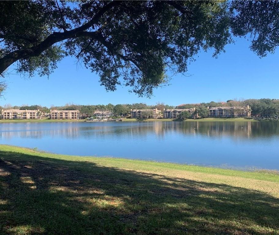 1071 South Hiawassee Road, Unit 1214 Orlando, FL 32835 - Photo 16 of 17 a view of a lake with houses