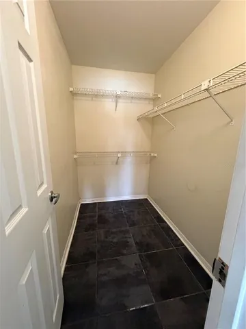 a view of a walk in closet