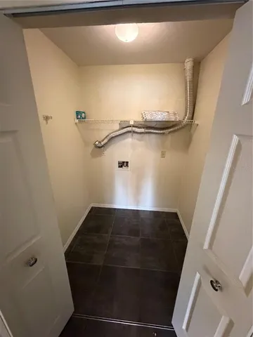 a close view of walk in closet