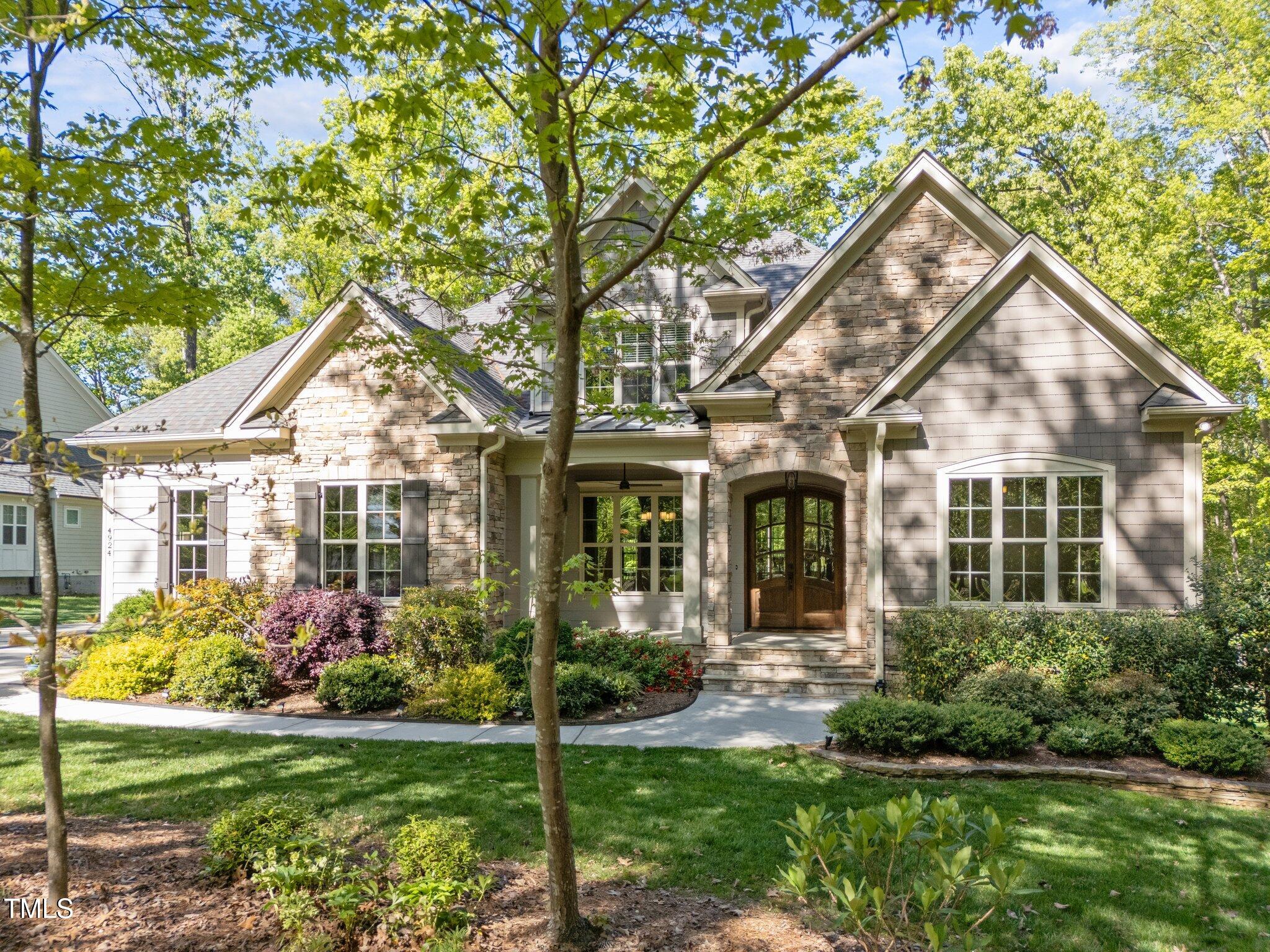 Wonderful custom built home front view